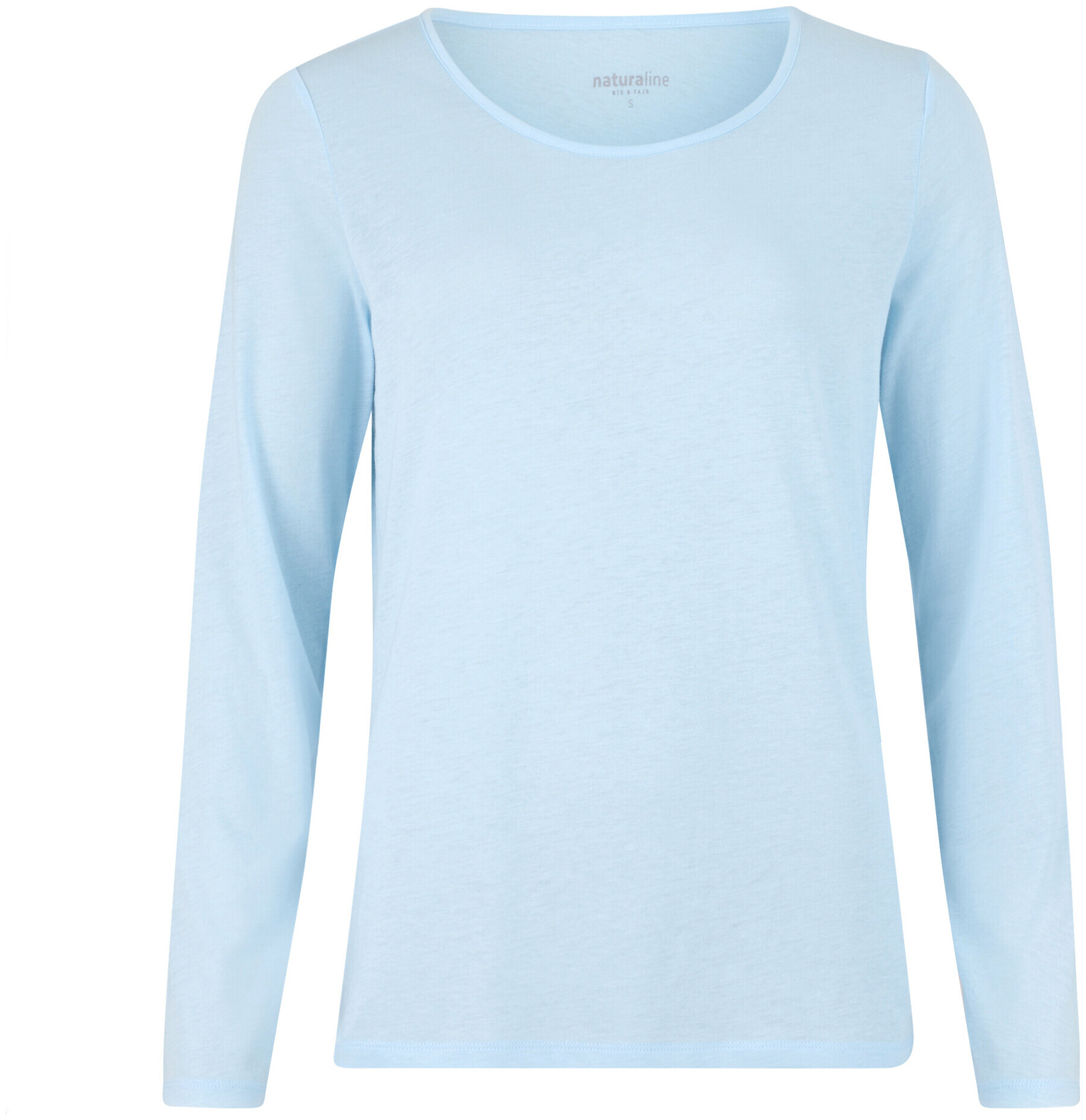Image of Naturaline Textil Naturaline Damen Shirt hellblau L