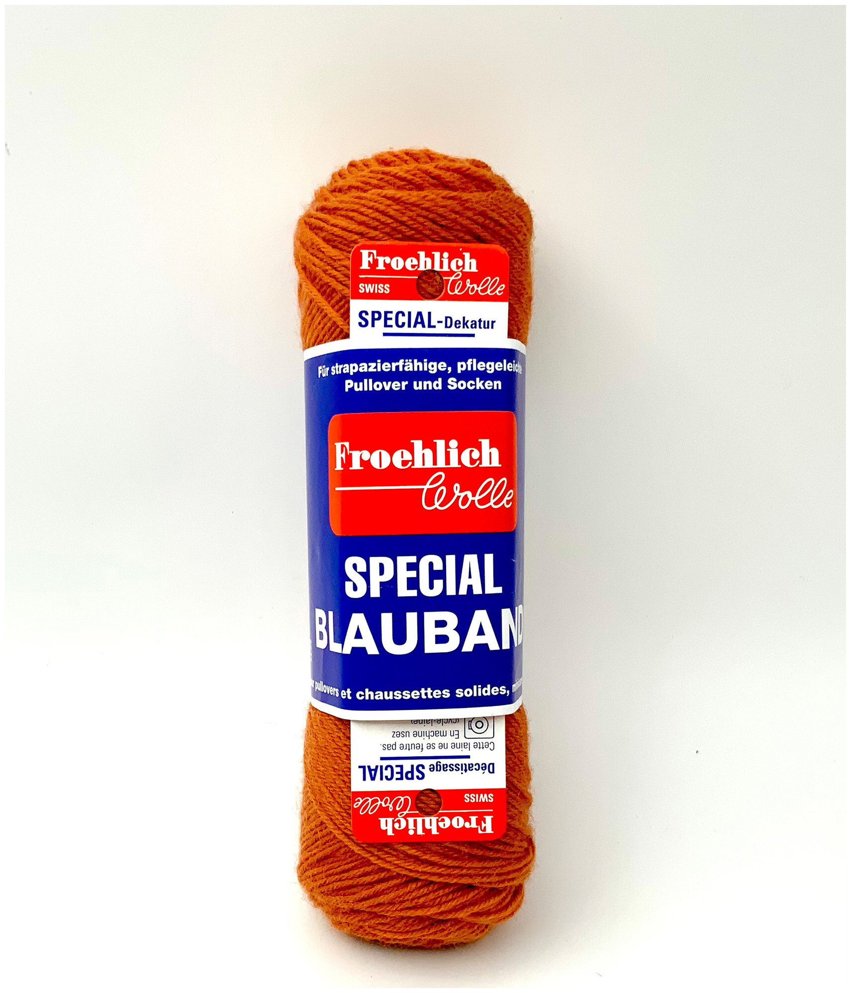 Image of Froehlich Blauband 208 Sockenwolle ocker 50g