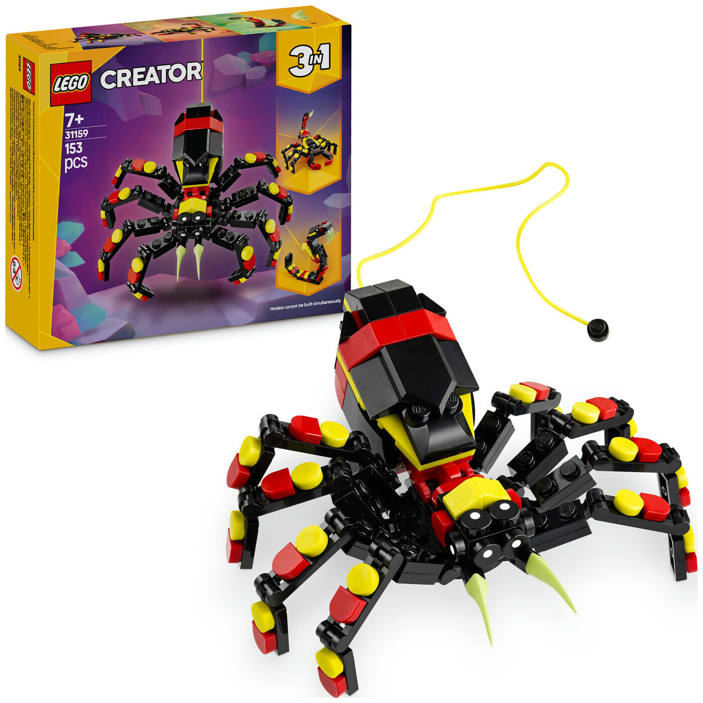 Lego Creator Lego Creator 31159 Animaux sauvages: l'araignée surprenante dès 7 ans