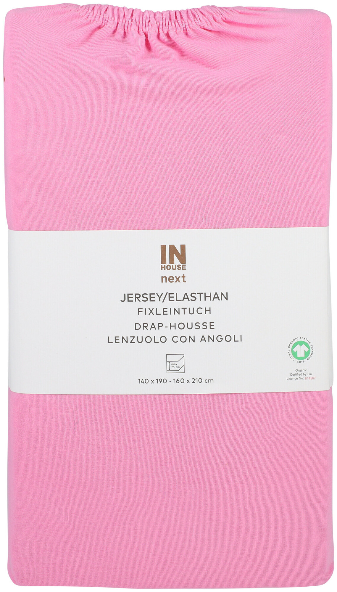 Image of Inhouse Fixleintuch Gots Jersey Elasthan 140x210 r