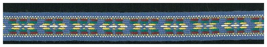 Image of Zierband blau 12 mm Coupon 2 m