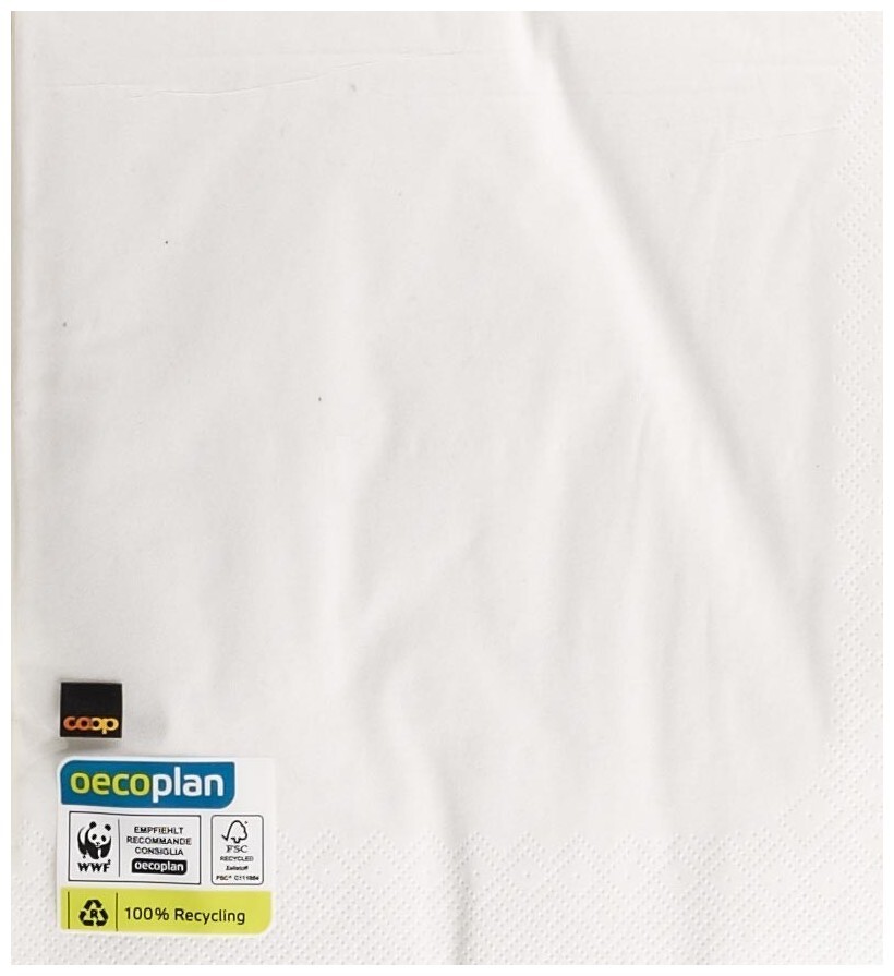 Image of Oecoplan Servietten weiss 40cm 50 Stück