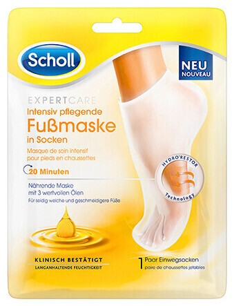 Scholl Expert Care intensiv pflegende Fussmaske mit 3-fach Öl