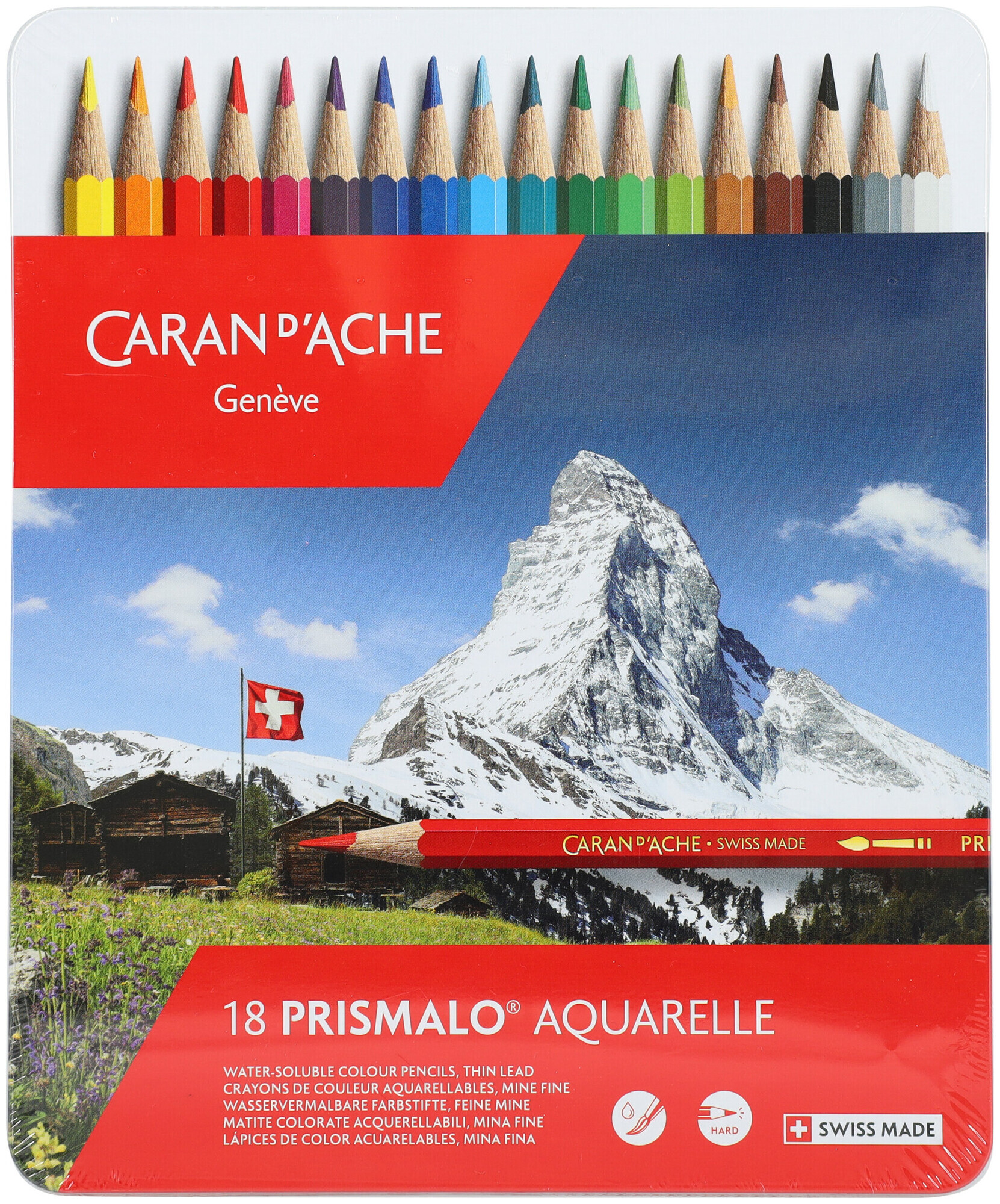 Image of Caran d'Ache Prismalo Farbstifte Sort. 18 Stk-FSC