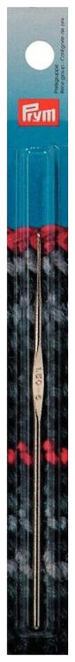 Image of Prym Häkelnadel ohne Griff, silber 1.00 mm, Karte, Aluminium