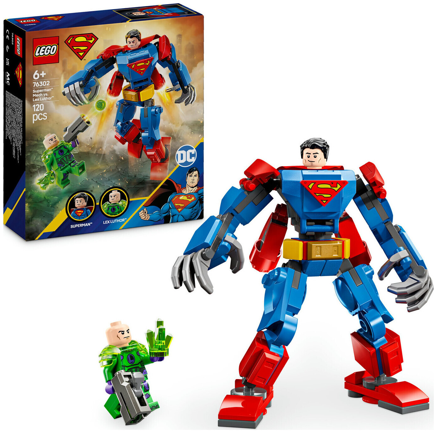 Image of Lego DC Universe Super Heroes Lego® DC Universe Super Heroes 76302 Mech vs. Lex Luthor ab 6 Jahren
