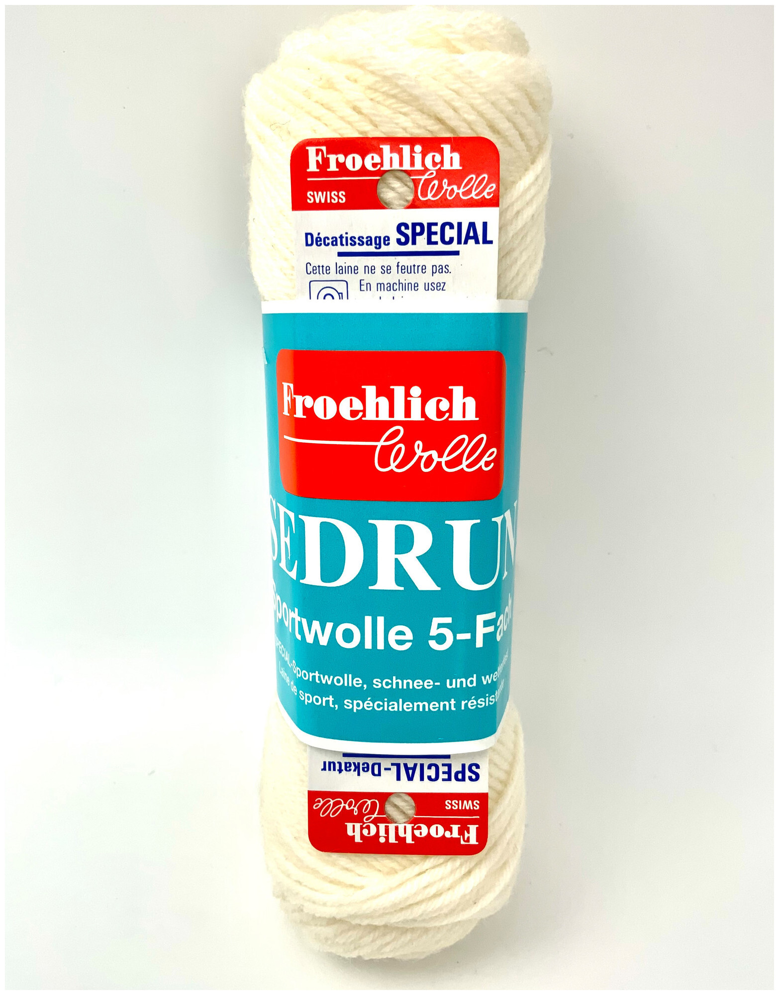 Image of Froehlich Sedrun 5520 Sportsockenwolle weiss 50g