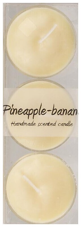 Image of Maxi Duftteelichter Pineapple 3Stk.