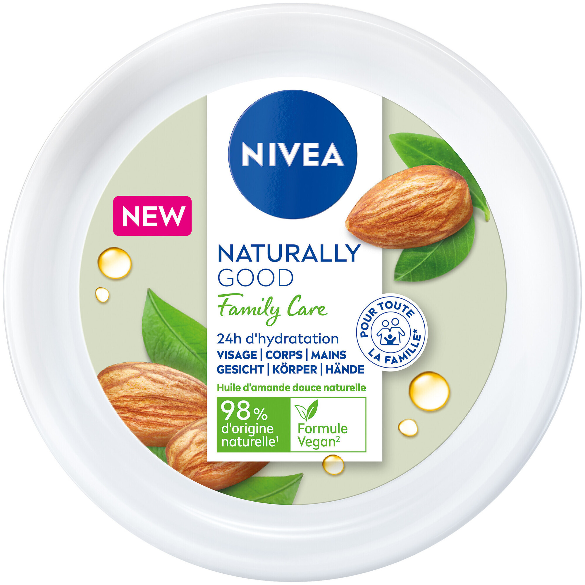 Image of Nivea Naturally Good Family Care 450ml