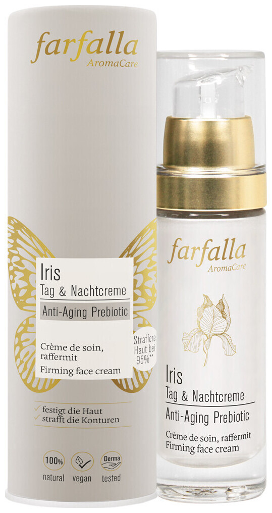 Image of farfalla Iris Anti-Ageing Prebiotic Tag & Nachtcreme 30ml