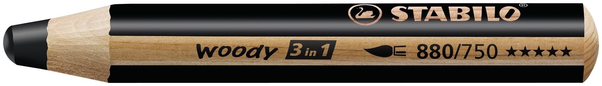 Image of Stabilo Malstift woody 3 in schwarz