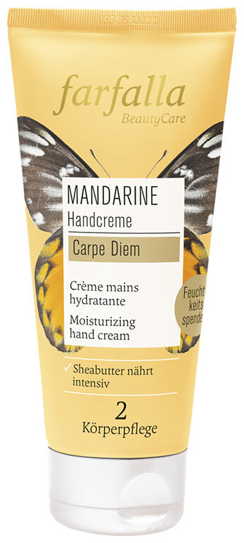 Image of farfalla Mandarine Carpe Diem Feuchtigkeitsspendende Handcreme 50ml