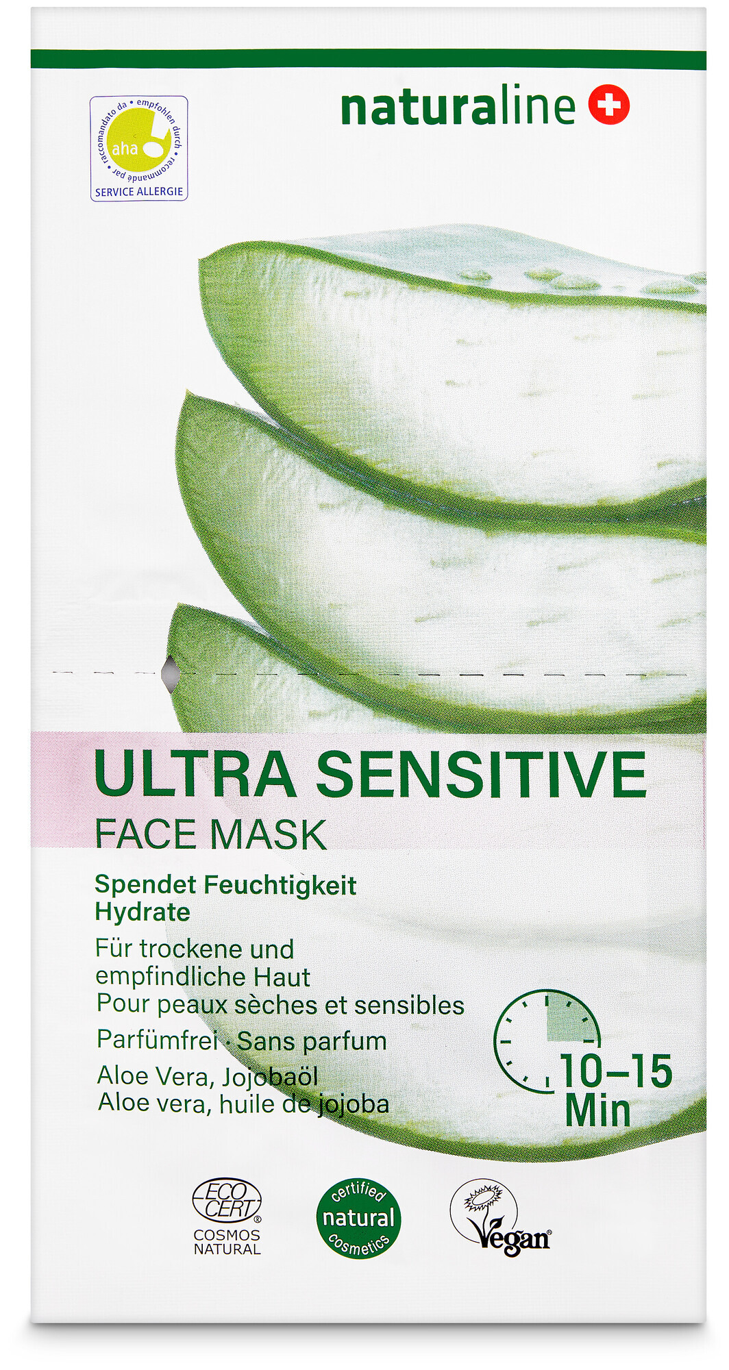 Image of Naturaline Cosmetics Naturaline Ultra Sensitive Feuchtigkeitsmaske