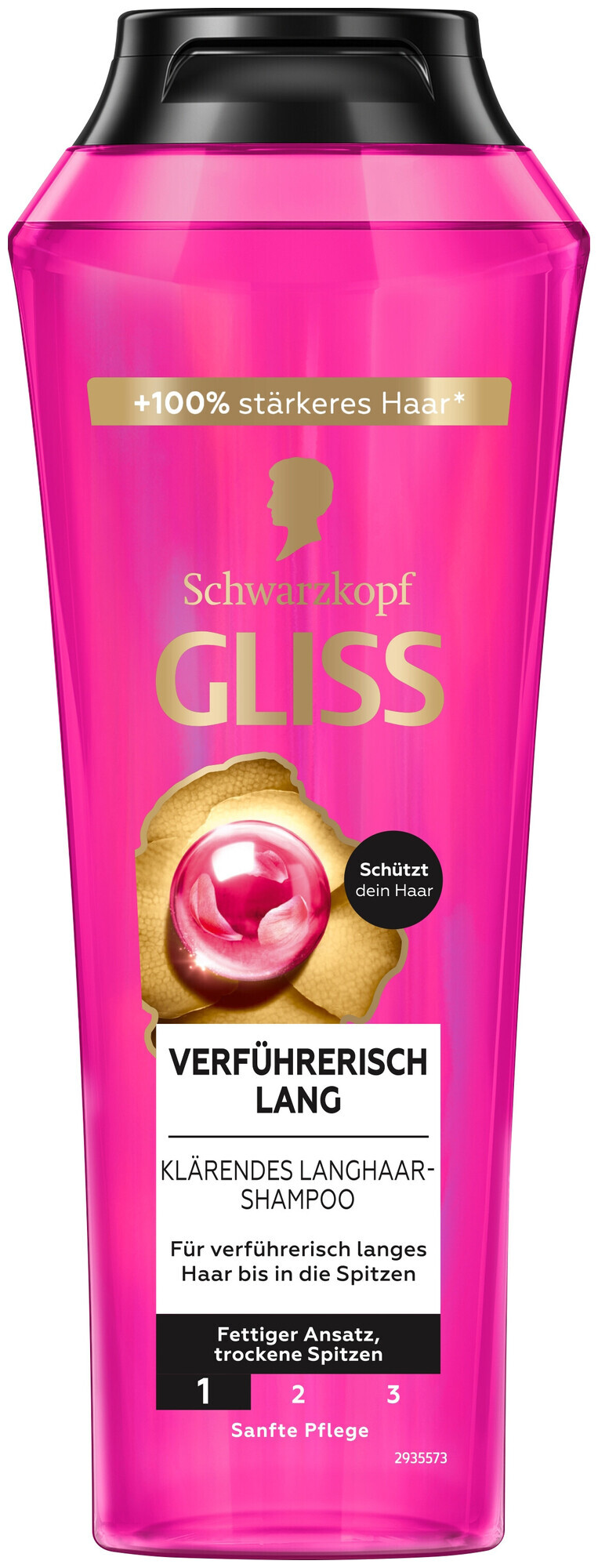 Image of Schwarzkopf Gliss Shampoo Verführerisch Lang 250 ml