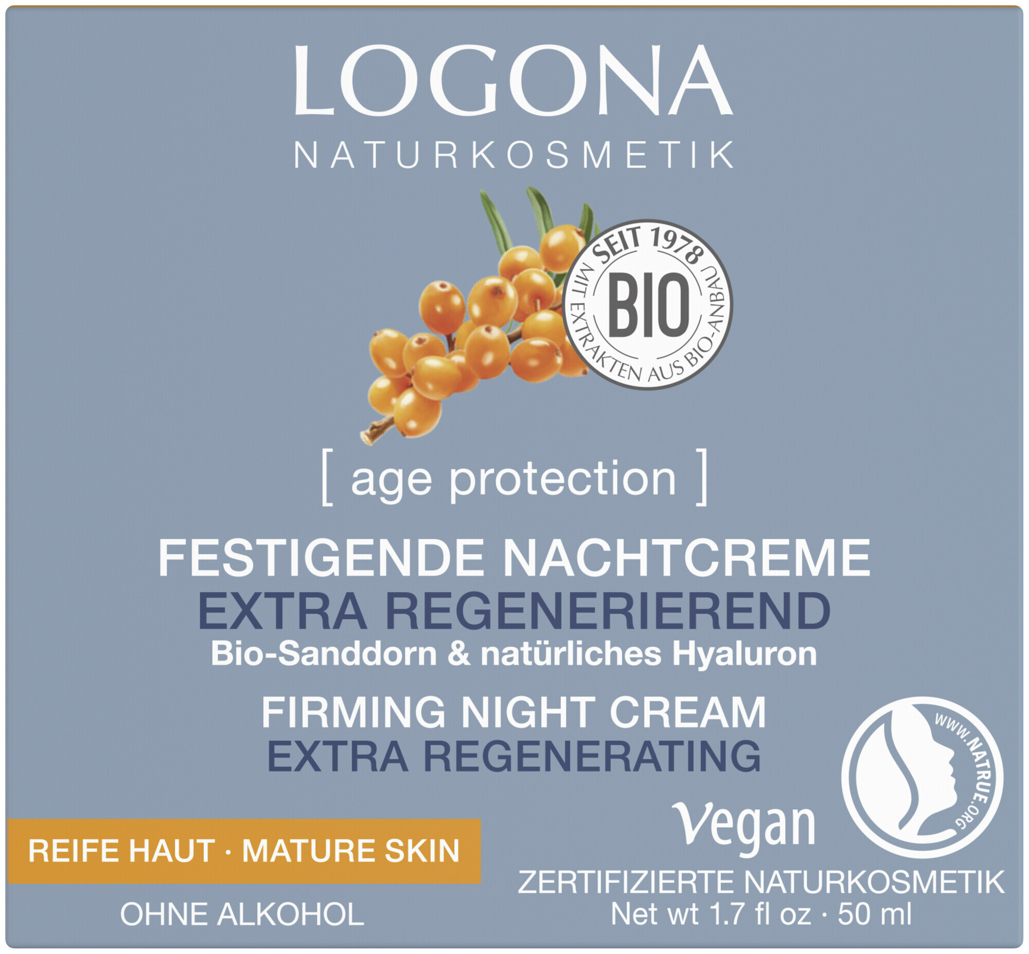 Image of Logona AP Festigende Nachtcreme 50 ml