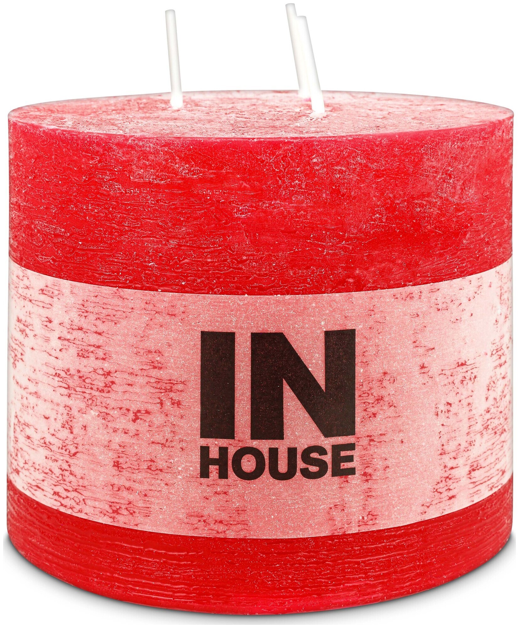 Image of Inhouse Zylinderkerze 120x100 Rot