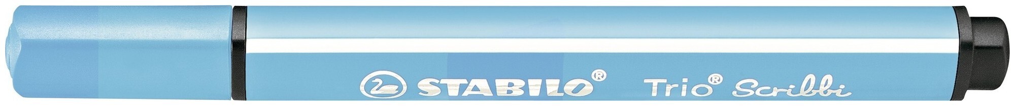Image of Stabilo Fasermaler Trio Scribbi hellblau
