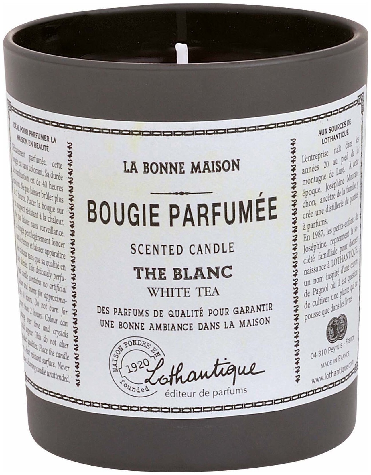 Image of Lothantique La Bonne Maison Duftkerze White Tea