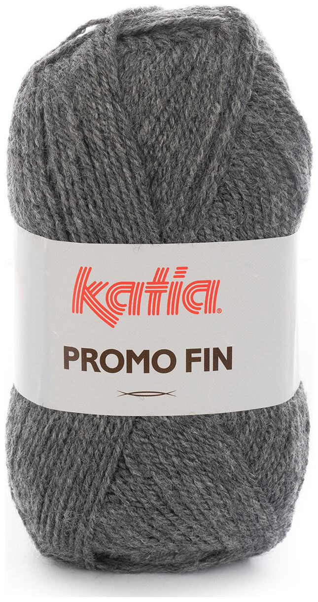 Image of Katia Promo-Fin 0812 Handstrickgarn Acryl dunkelgrau 50g