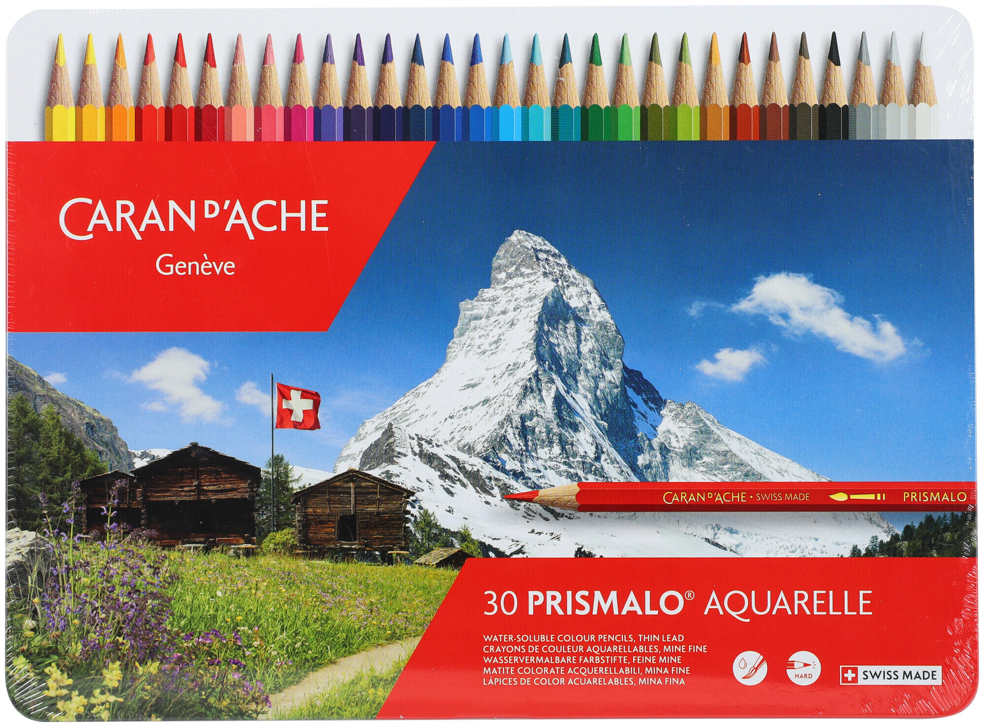 Image of Caran d'Ache Prismalo Farbstifte Sort. 30 Stk-FSC