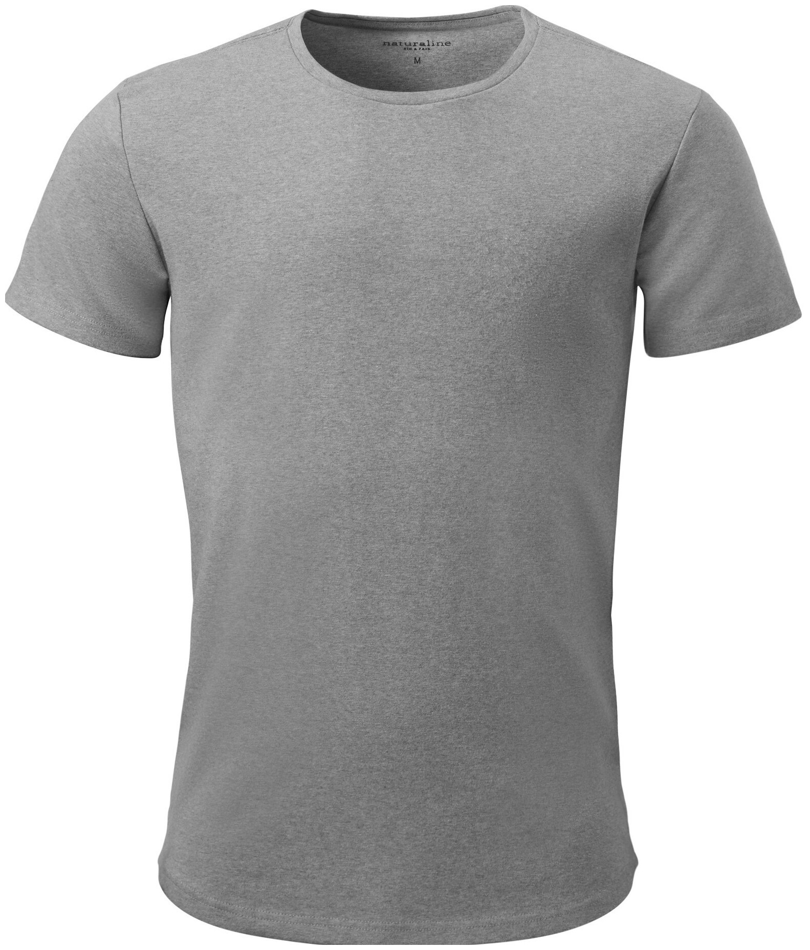 Naturaline Textil Naturaline t-shirt homme manches courtes gris clair XL