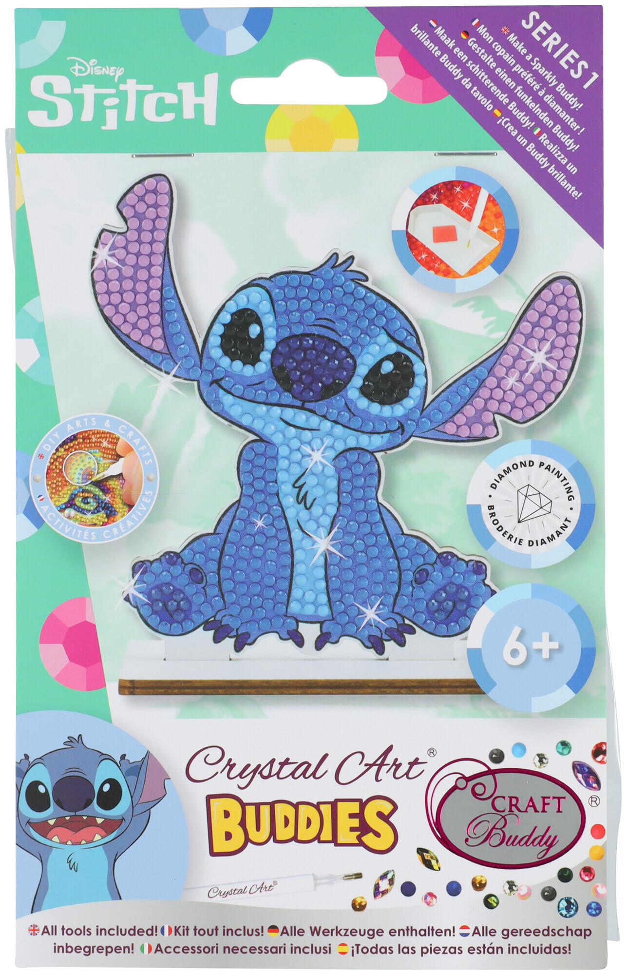 Image of Disney Markenlos Stitch Crystal Art Figur 11