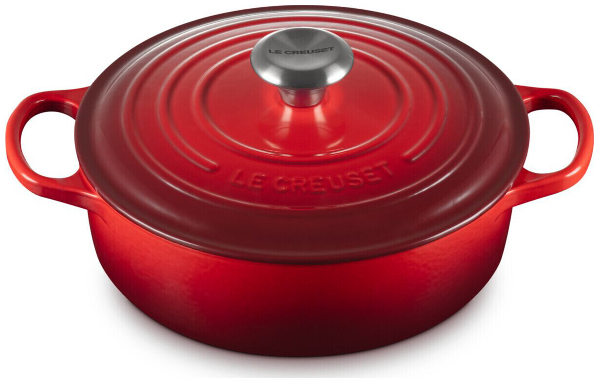 Image of Le Creuset Bräter Gourmet Signature rund kirschrot 24cm 3.1L