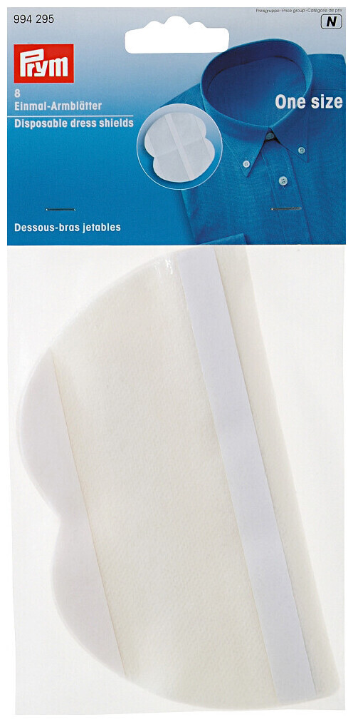 Image of Prym Einmal-Armblätter weiss 8 Stk.