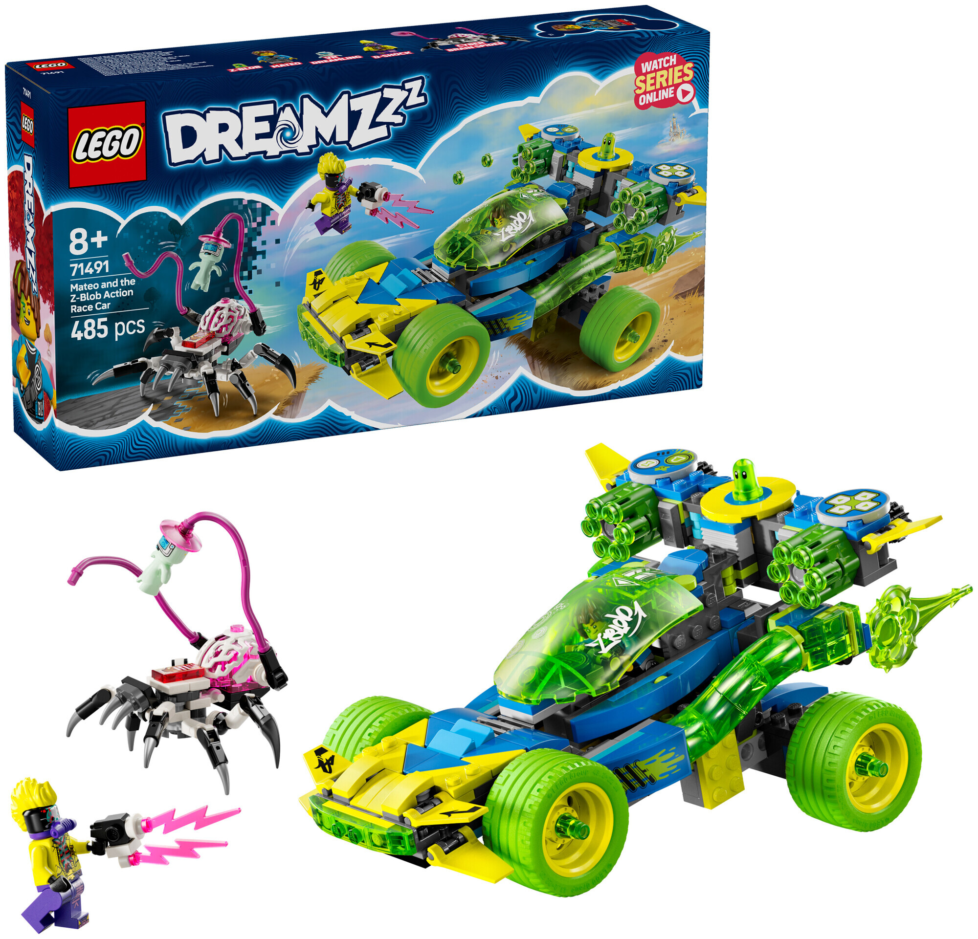 Lego Dreamzzz Lego DREAMZzz 71491 Mateo et la voiture de course de Z-Blob dès 8 ans