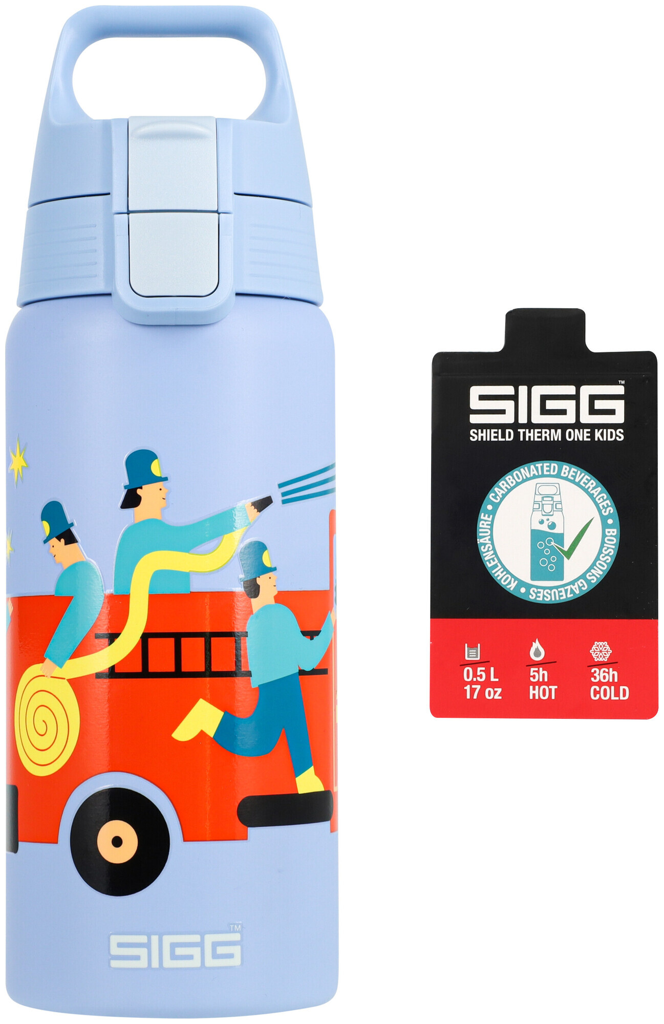 Image of Sigg Shield Therm One Trinkflasche Feuerwehr 0.5l