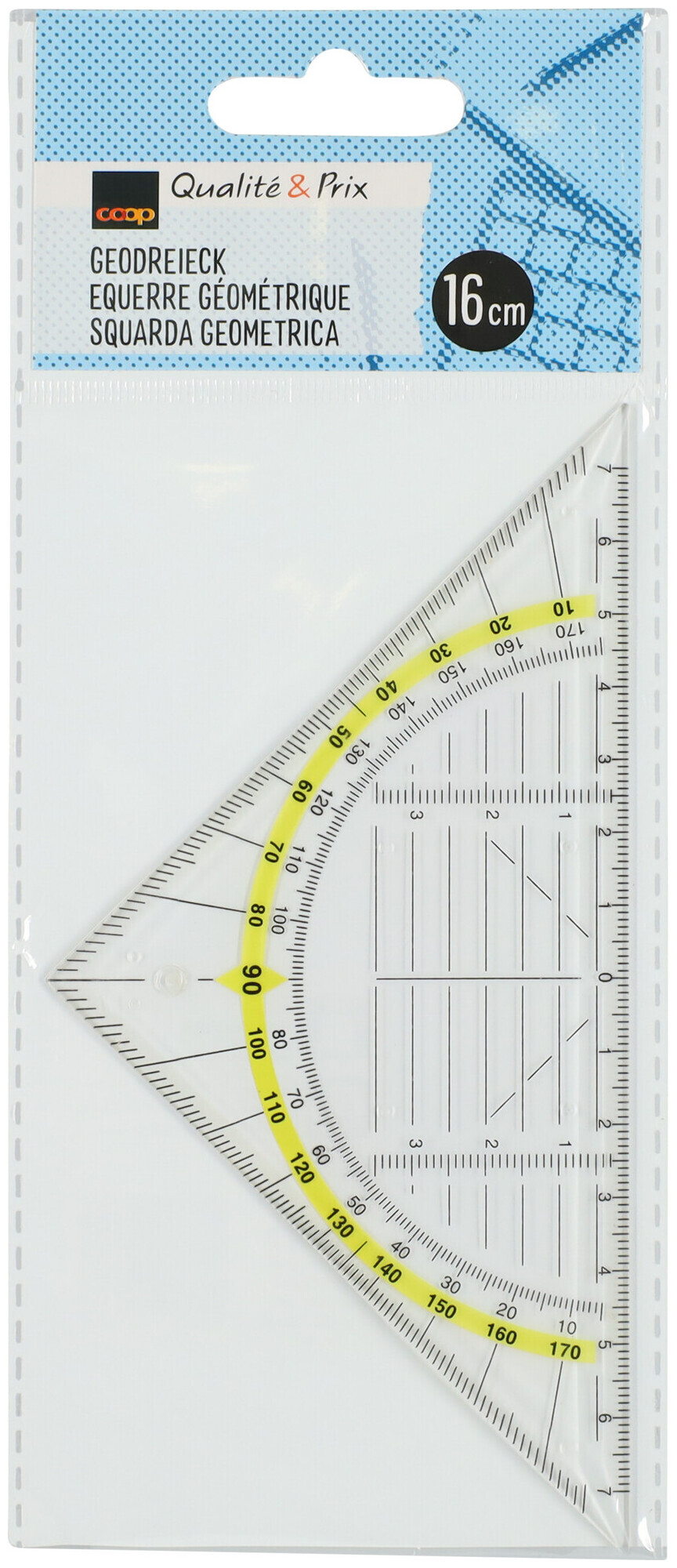 Image of Preisimage-EM Qualité&Prix Geodreieck 16 cm transparent