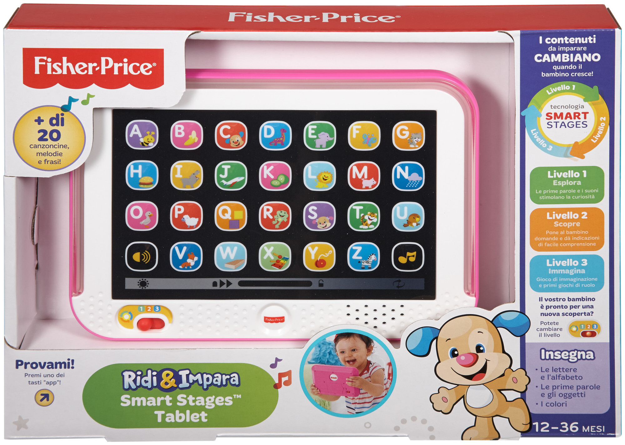Image of Fisher Price Fisher-Price Tablet Smart Stages (Italienisch)