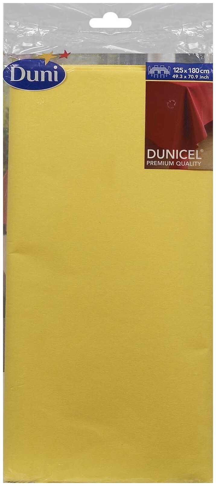 Image of Duni Tischdecke 118x180cm yellow