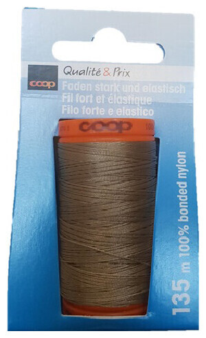 Image of Nähfaden Nylon stark dehnbar beige Spule 135 m 1 Stk.