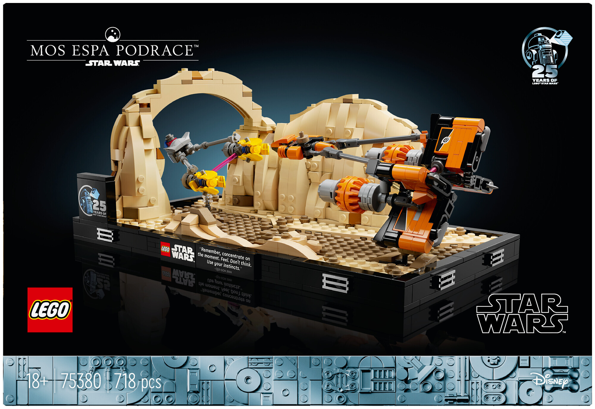 Lego Star Wars 75380 Diorama de la course de podracers dès 18 ans