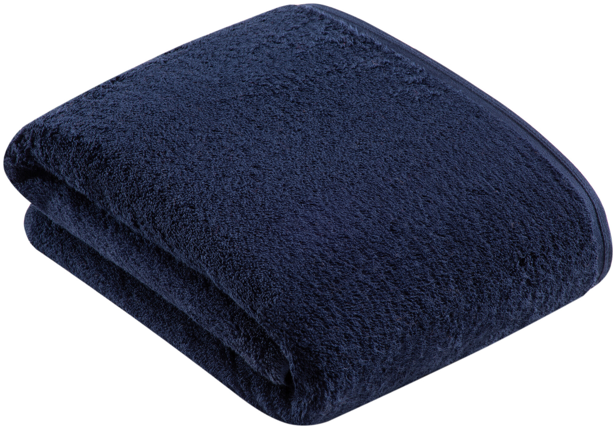 Image of Vossen Vegan Life Badetuch marine blau 100 x 150 cm
