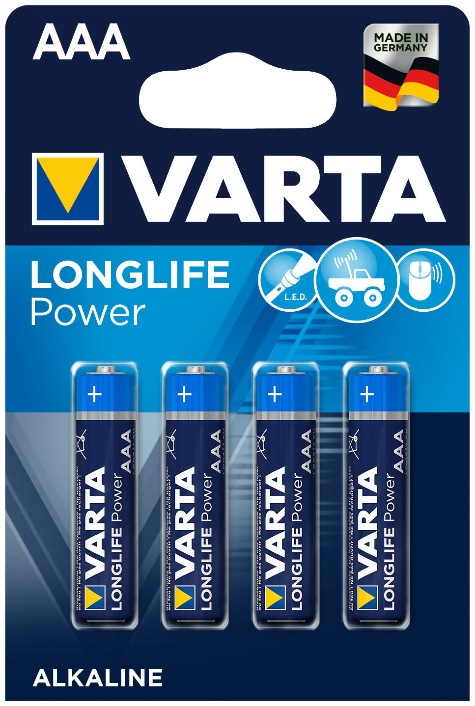 Image of Varta Longlife Power AAA 4er Bli