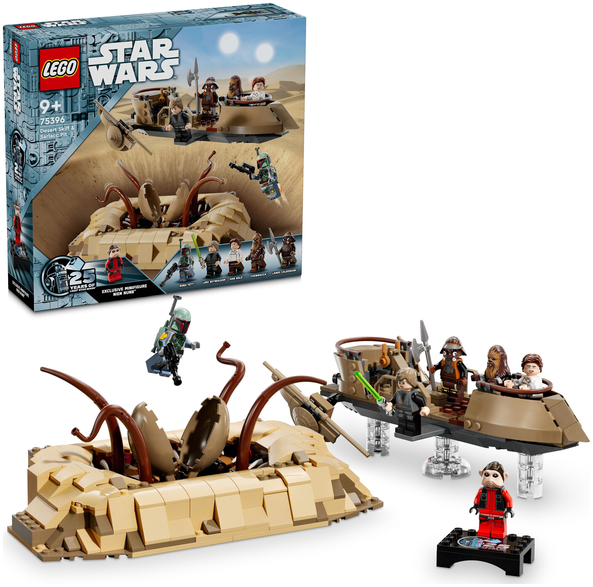 Image of Lego Star Wars Lego® Star Wars™ 75396 Wüsten-Skiff und Sarlacc-Grube