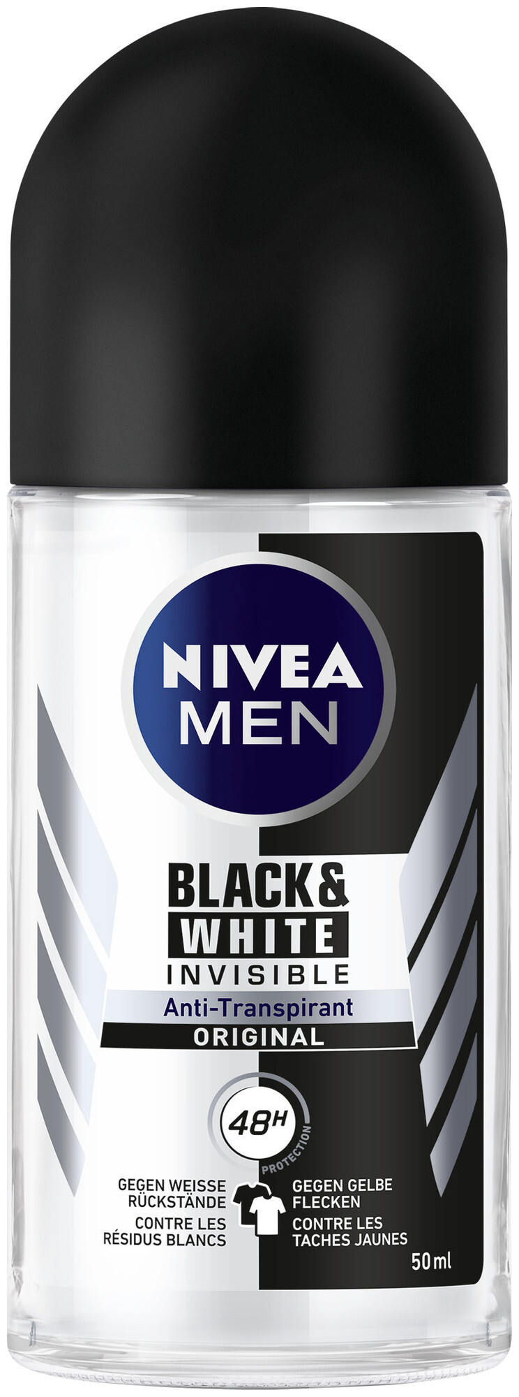 Image of Nivea Men Deo Black & White Invisible Original Roll-on Male