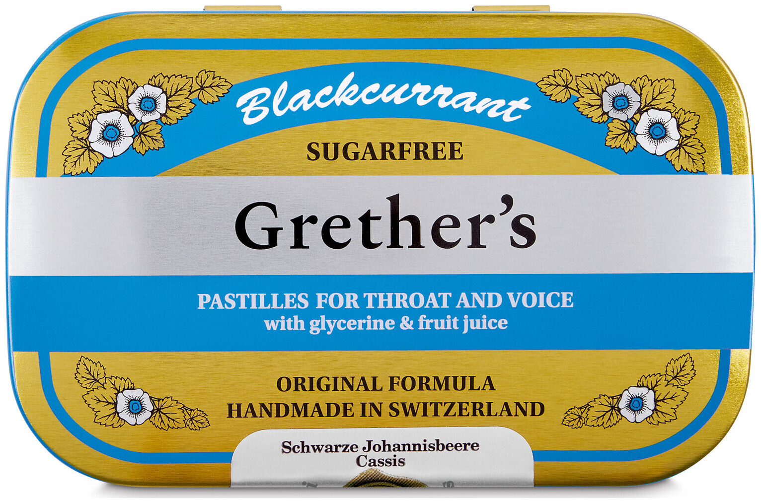 Image of Grether's Bonbons Pastilles Blackcurrant ohne Zuckerzusatz