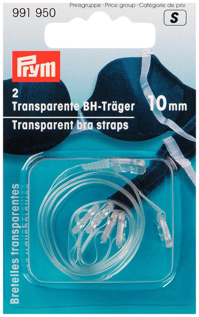Image of Prym BH-Träger transparent 10 mm 2 Stk.