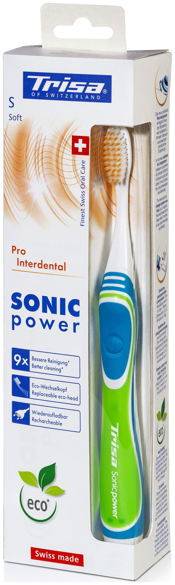 Image of Trisa Sonic Elektrische Zahnbürste Power Pro Interdental soft