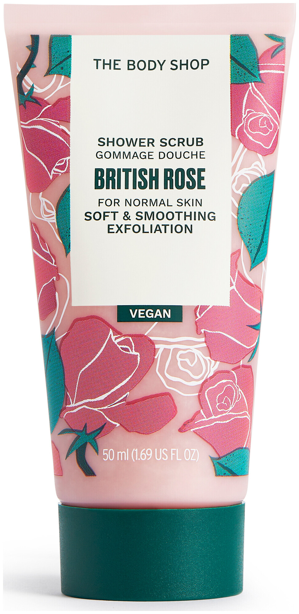 The Body Shop British Rose Duschpeeling 50ml