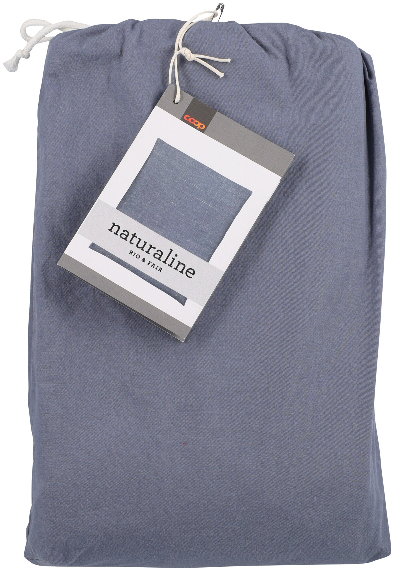 Image of Naturaline Textil Naturaline Duvetbezug blaugrau 160x210 cm
