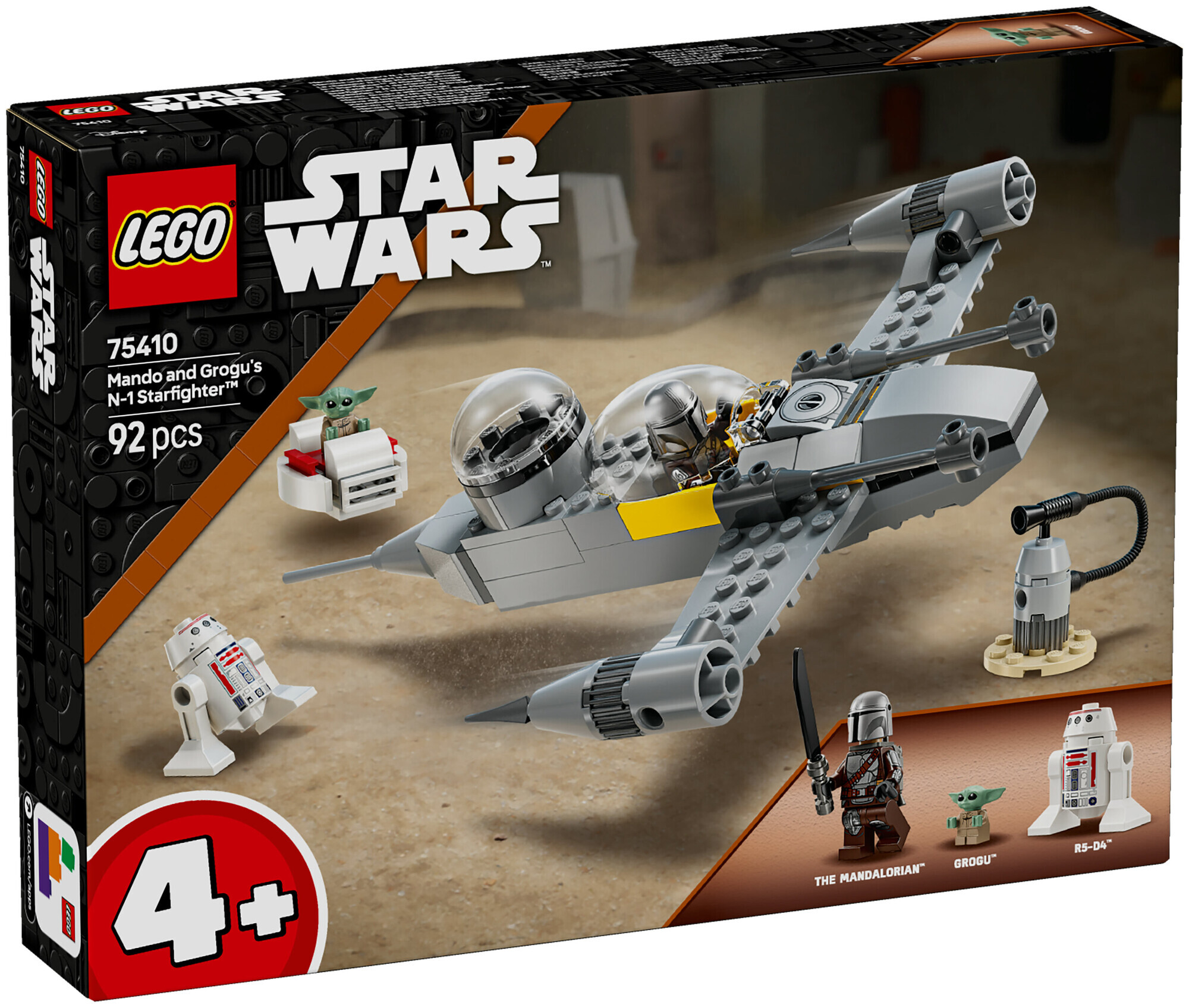 Image of Lego Star Wars Lego® Star Wars 75410 Mandos und Grogus N-1 Starfighter ab 4 Jahren