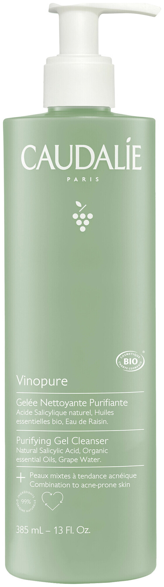 Image of Caudalie VinopureCleansing Gel 385Ml