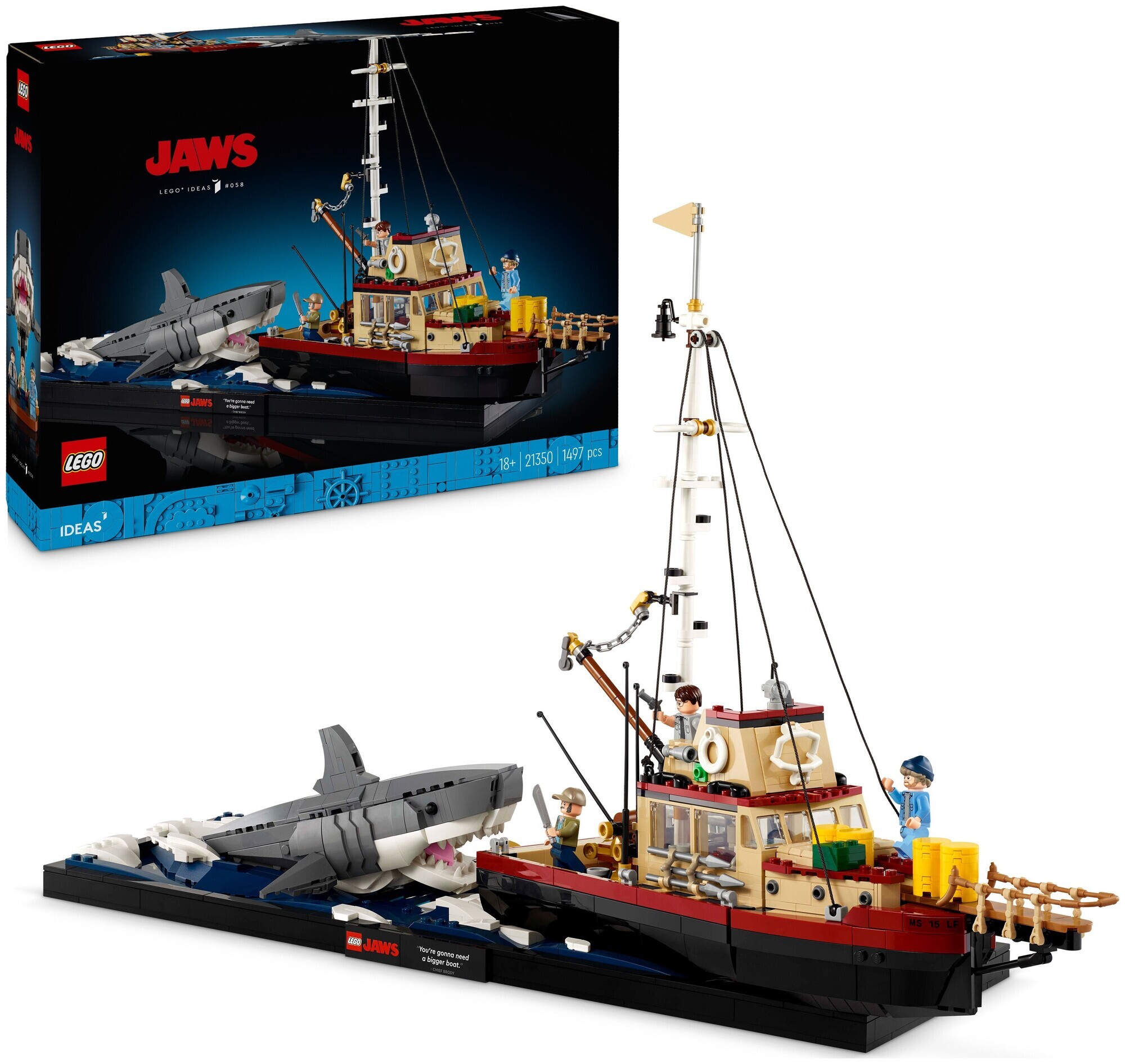 Image of Lego® Ideas 21350 Jaws (Lego® Rare Set) 18+ Jahre