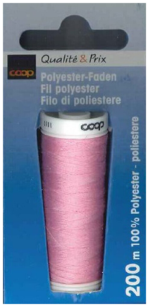 Image of Coop Polyester Faden 200m rosa 1210