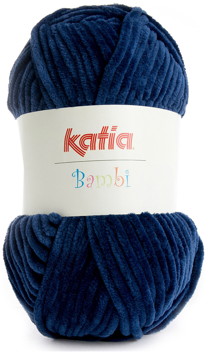 Image of Katia Bambi 319 Chenillegarn marine 100g