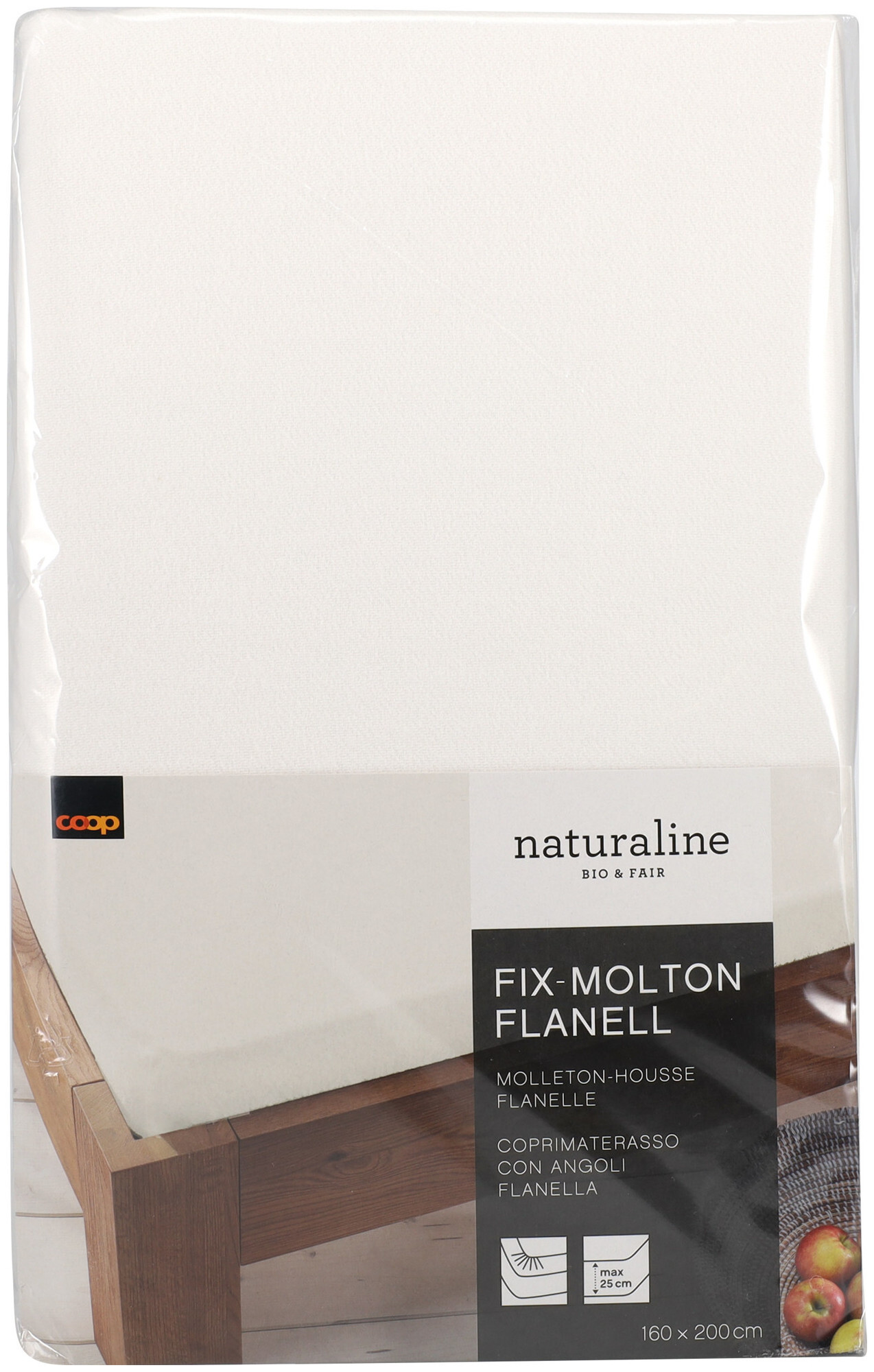 Image of Naturaline Textil Naturaline Molton 160x200cm